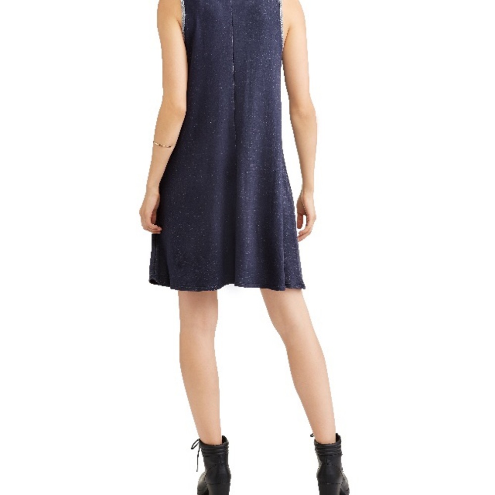 Liberty Love Chambray Swing Trapeze Dress NWT - Picture 2 of 8